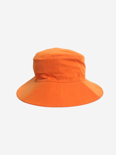 Orange bucket hat