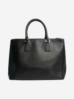 Black Saffiano Galleria bag Top Handle Bags Prada 