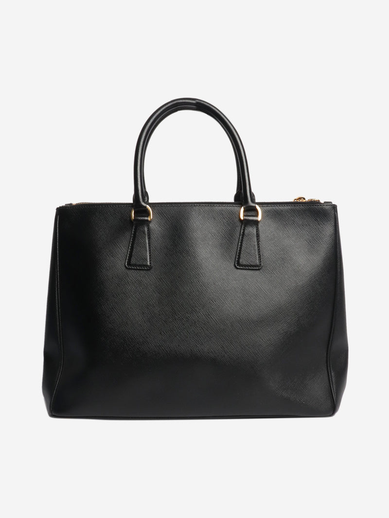 Black Saffiano Galleria bag Top Handle Bags Prada 