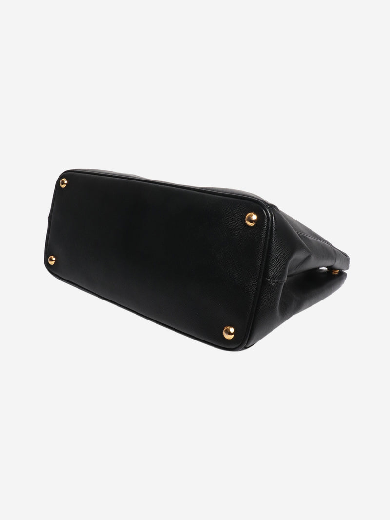 Black Saffiano Galleria bag Top Handle Bags Prada 