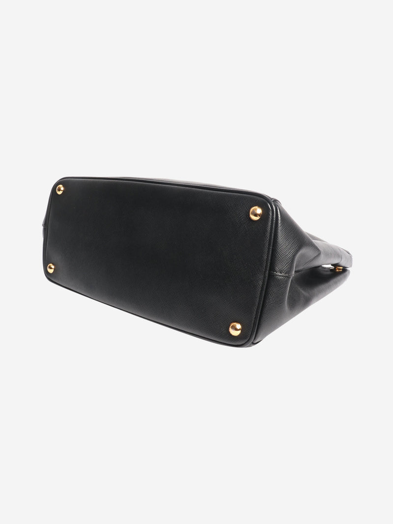 Black Saffiano Galleria bag Top Handle Bags Prada 