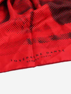 Red silk Josephine Danse scarf Scarves Hermes 