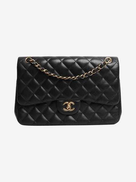 Black 2012 jumbo lambskin Classic Double Flap bag product image