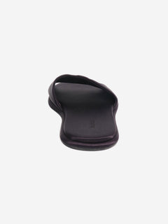 Navy Canal satin slides - size EU 40 Flat Sandals The Row 