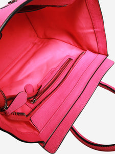 Celine Pink Micro luggage handbag