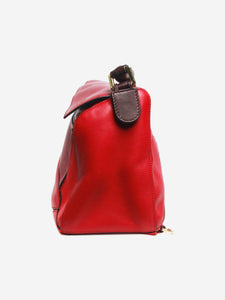 Loewe Red medium tri-colour Puzzle bag