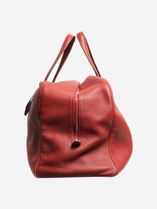 Hermes Red vintage 2001 Victoria 50 duffle bag