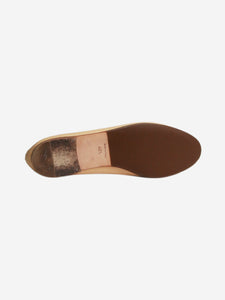 Chanel Cream leather ballet flats - size EU 40.5