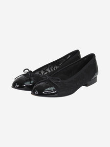 Chanel Black lace ballet flats - size EU 37