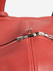 Hermes Red vintage 2001 Victoria 50 duffle bag