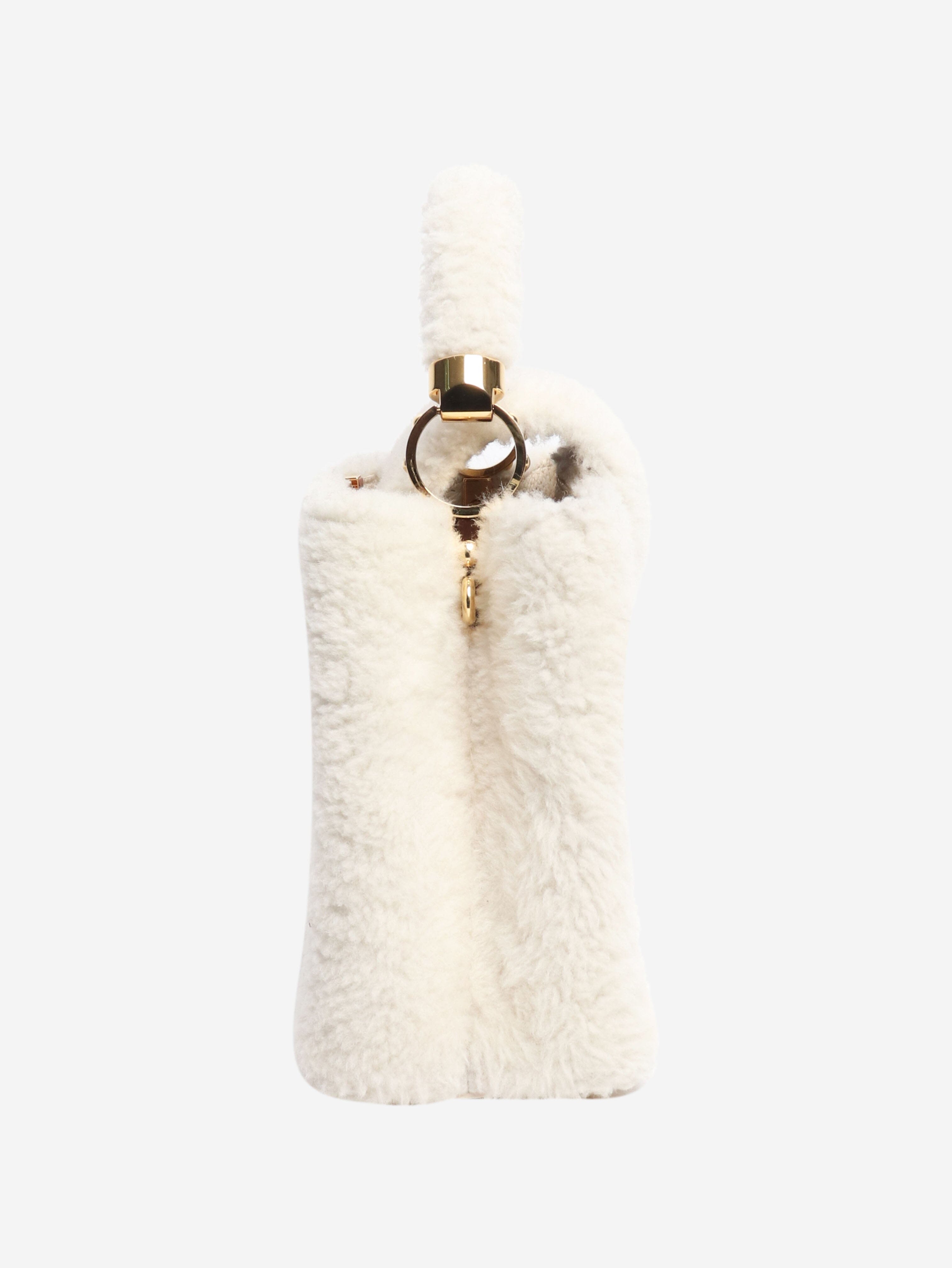 Cream shearling Capucines bag Shoulder bags Louis Vuitton 