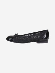 Chanel Black lace ballet flats - size EU 37