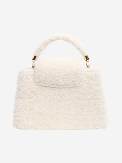 Cream shearling Capucines bag Shoulder bags Louis Vuitton 