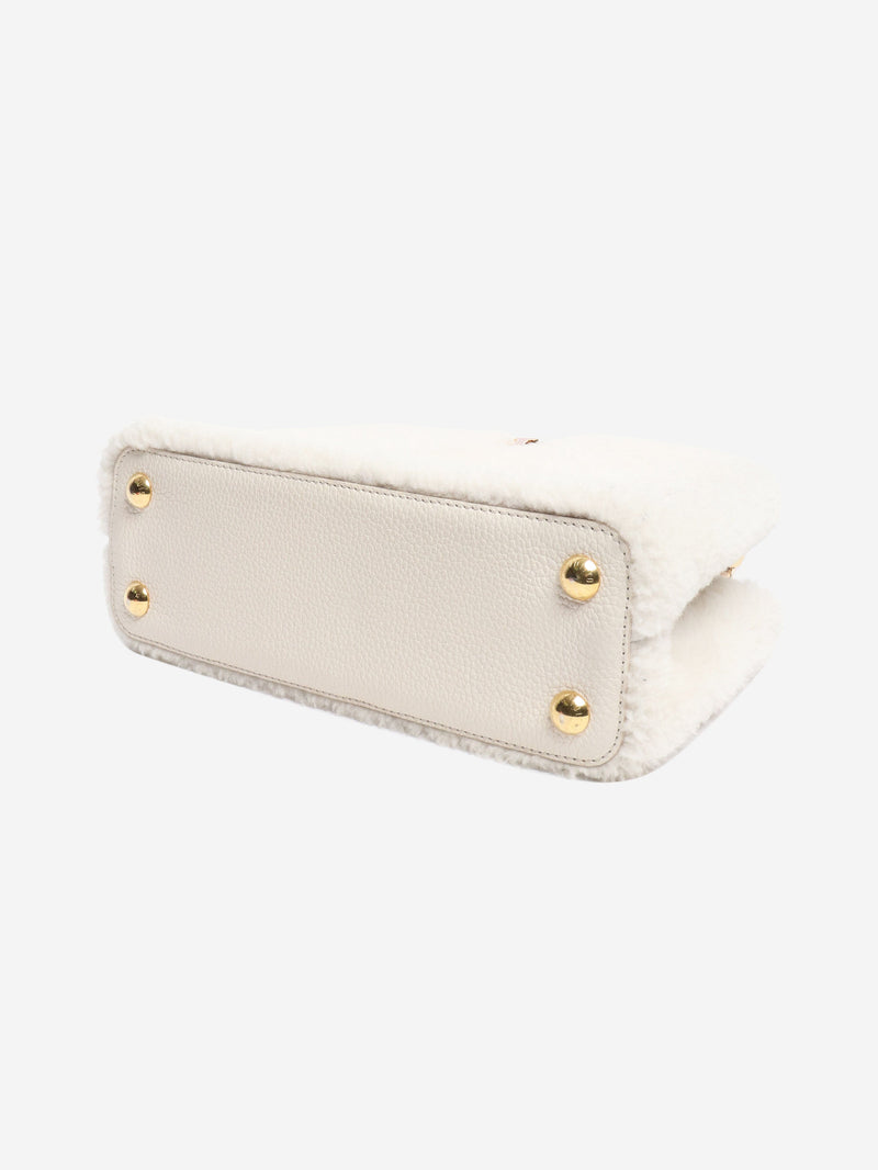 Cream shearling Capucines bag Shoulder bags Louis Vuitton 