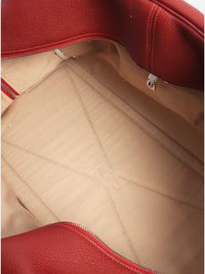 Hermes Red vintage 2001 Victoria 50 duffle bag