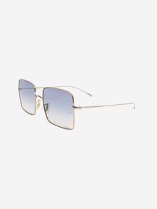 Gold metal square-frame sunglasses Sunglasses Oliver Peoples 
