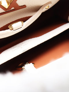 Cream shearling Capucines bag Shoulder bags Louis Vuitton 