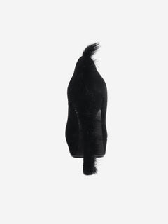 Black suede platform heels - size EU 38 (UK 5) Heels Saint Laurent 