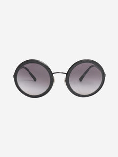Black round-frame sunglasses Sunglasses Chanel 