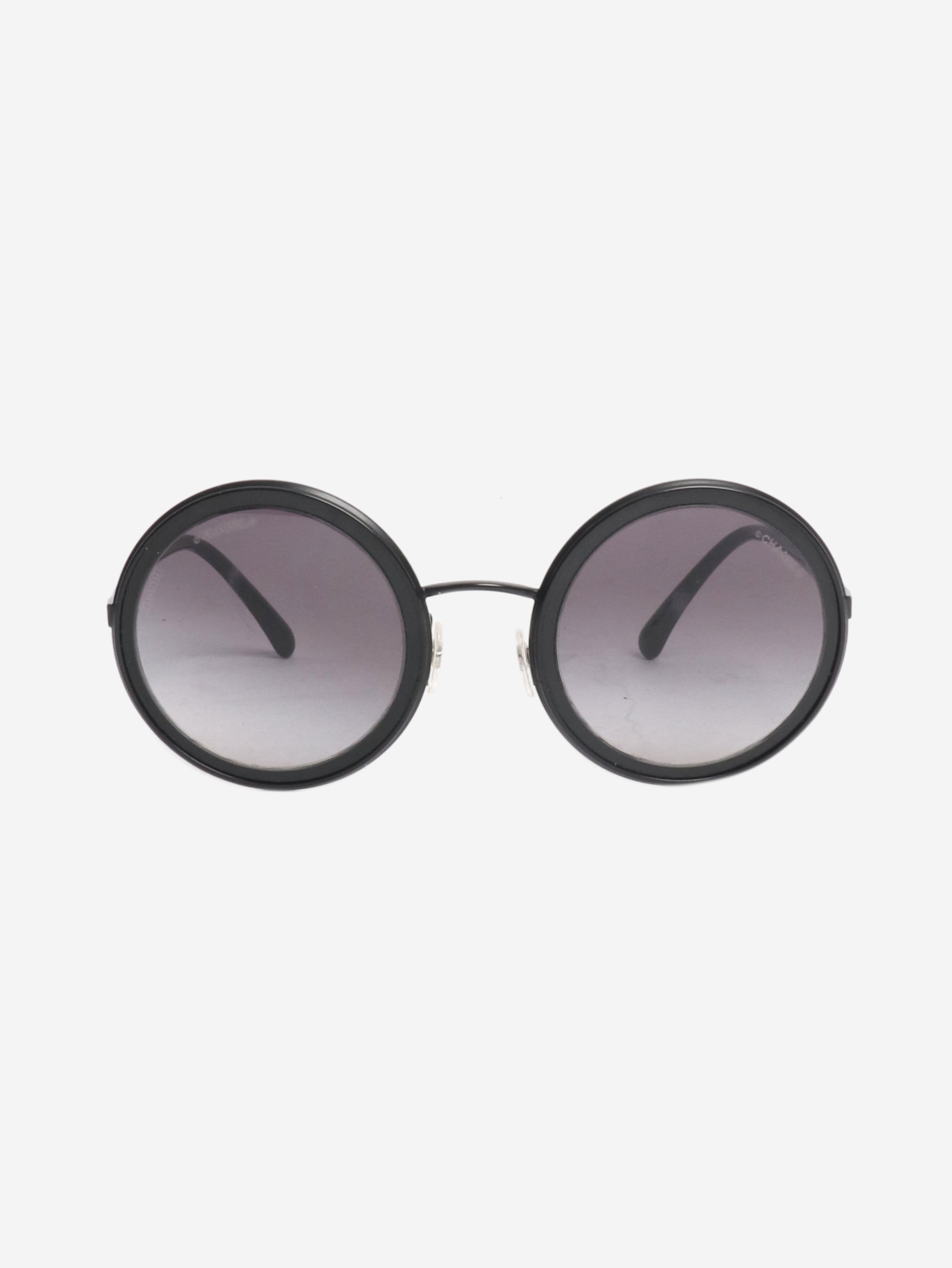 Black round-frame sunglasses Sunglasses Chanel 