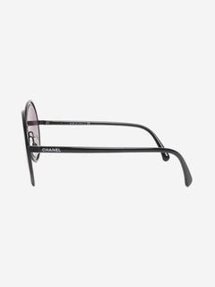 Black round-frame sunglasses Sunglasses Chanel 