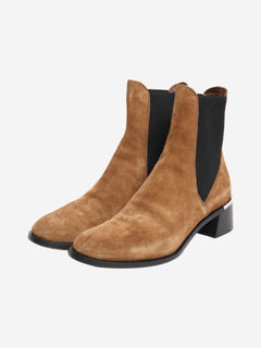 Brown suede ankle boots - size EU 39.5 (UK 6.5) Boots Jimmy Choo 