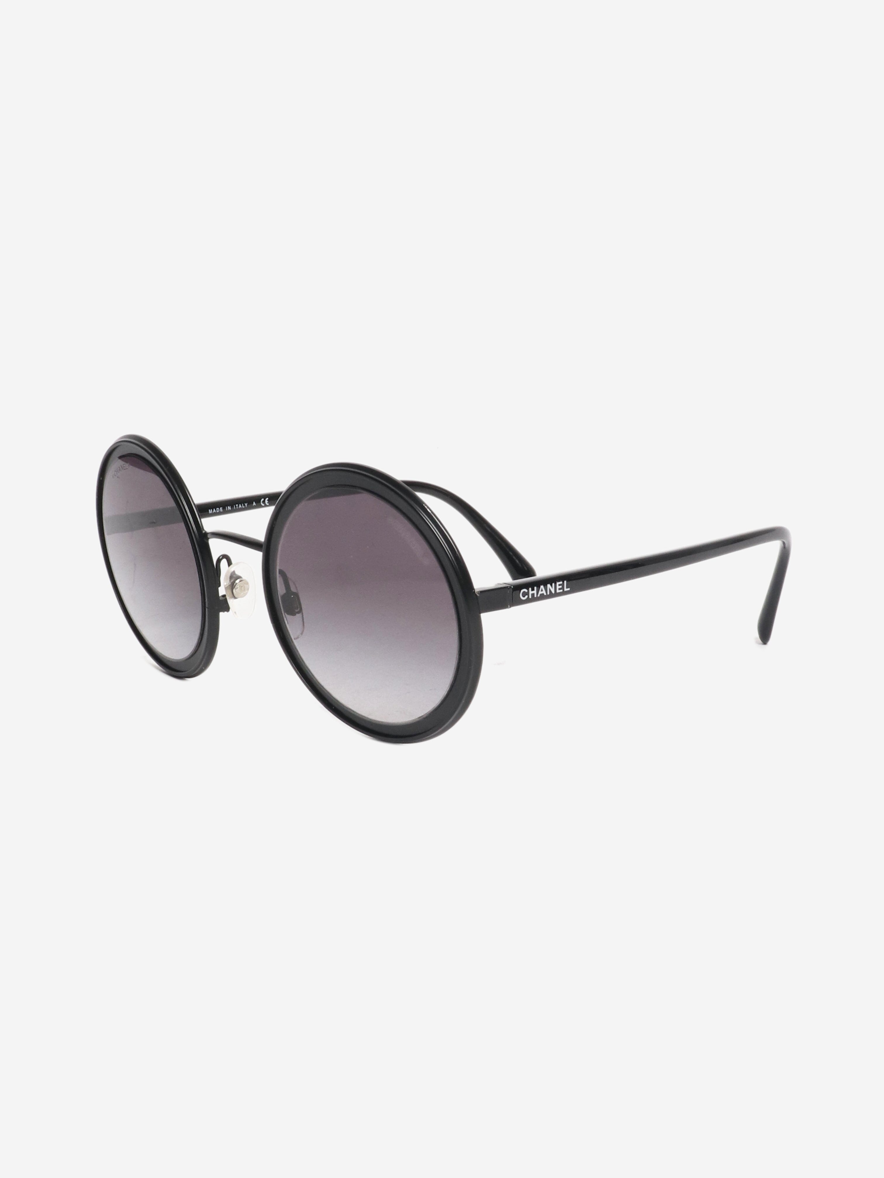 Black round-frame sunglasses Sunglasses Chanel 