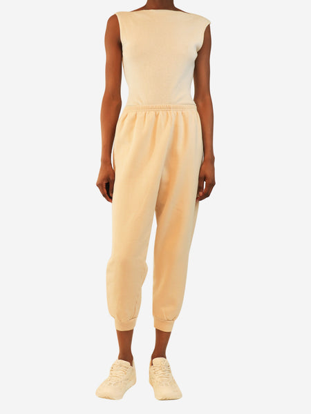 Cream sweatpants - size M alternate image