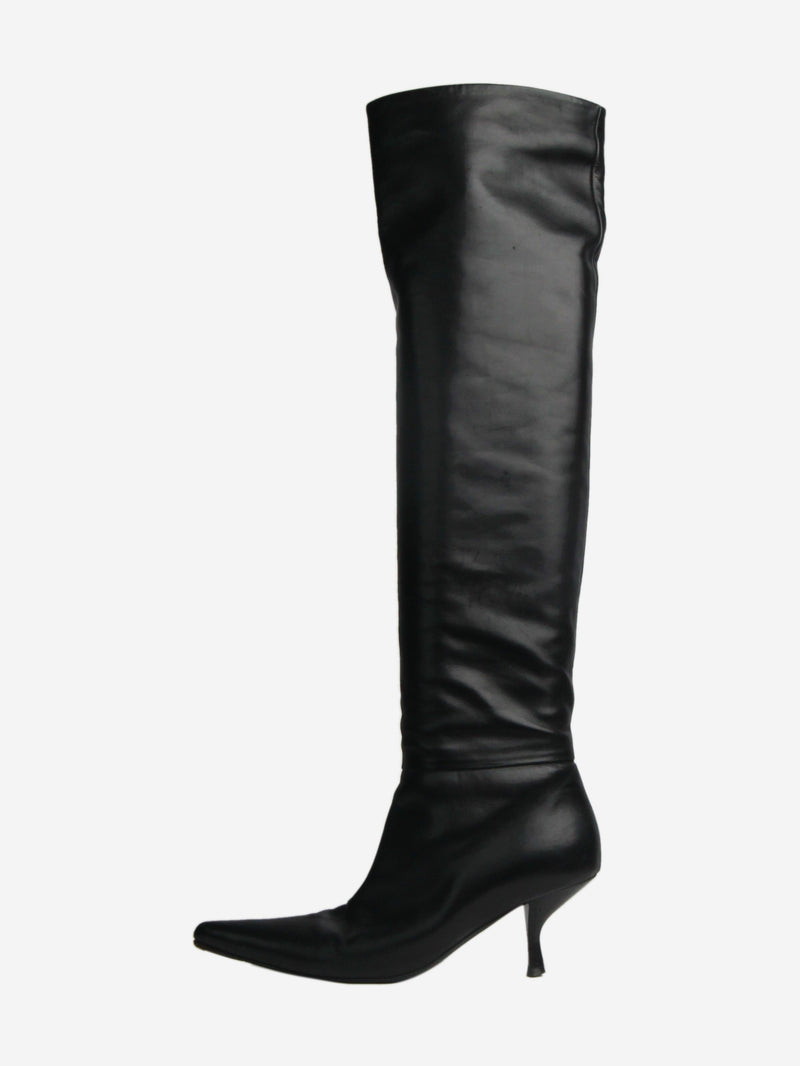 leather knee high boots EU 39.5