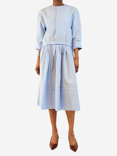 Blue cotton poplin midi dress - size UK 6 Dresses Marni 