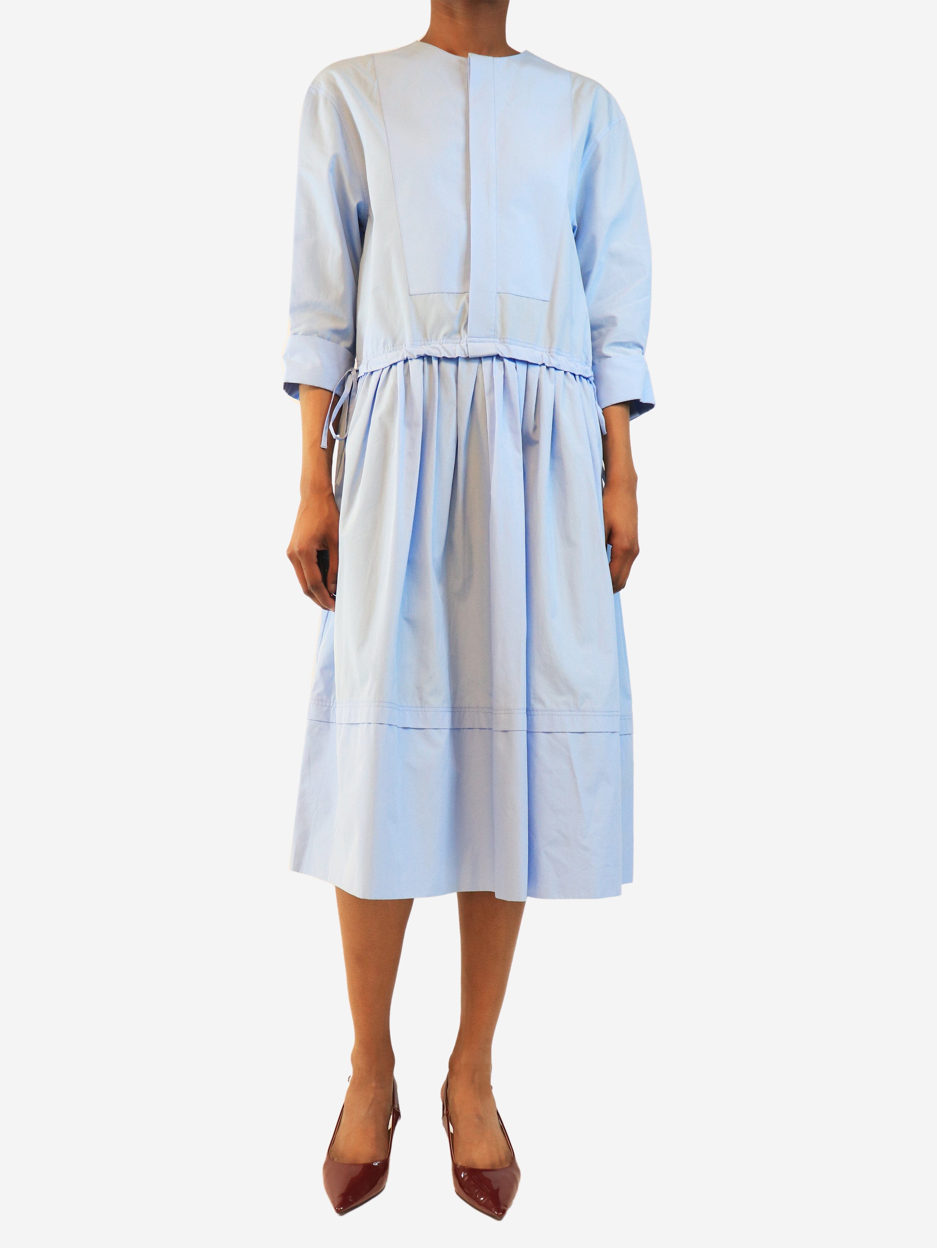 Blue cotton poplin midi dress - size UK 6 Dresses Marni 