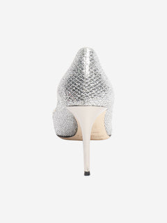Silver sparkly heels - size EU 36 (UK 3) Heels Jimmy Choo 