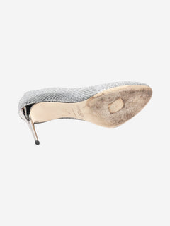 Silver sparkly heels - size EU 36 (UK 3) Heels Jimmy Choo 