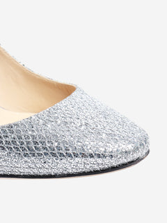 Silver sparkly heels - size EU 36 (UK 3) Heels Jimmy Choo 