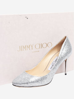 Silver sparkly heels - size EU 36 (UK 3) Heels Jimmy Choo 