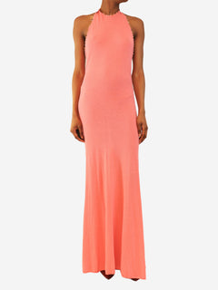 Pink beach quartz halter dress - size S Dresses Christopher Esber 