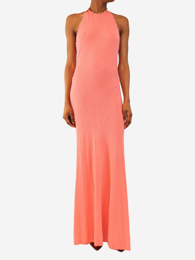 Pink beach quartz halter dress - size S Dresses Christopher Esber 