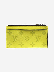 Louis Vuitton Neon yellow Monogram cardholder