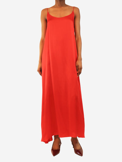 Red silk slip dress - size UK 6 Dresses Mansur Gavriel 
