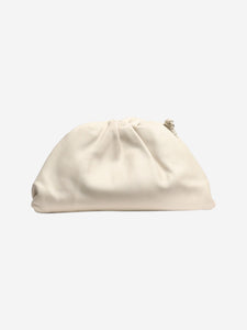 Bottega Veneta White The Pouch bag