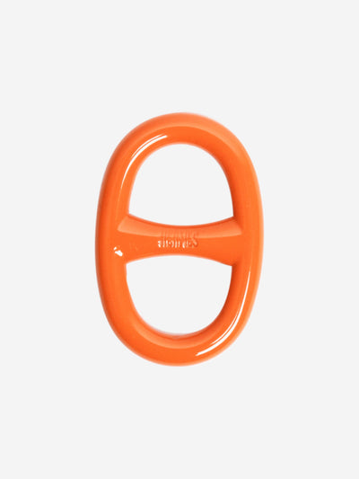 Orange Chaine d'Ancre scarf ring Rings Hermes 