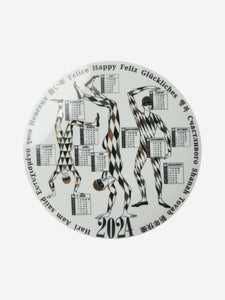 Fornasetti White 2024 Calendar Plate