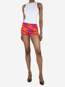 Missoni Purple and orange mini shorts - UK 8