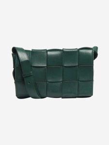 Bottega Veneta Green Cassette maxi Intrecciato bag