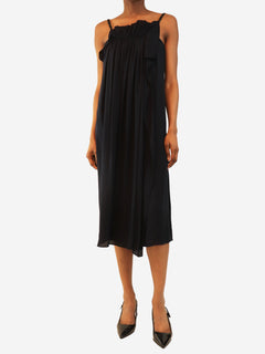 Navy silk slip dress - size UK 6 Dresses Philip Lim 