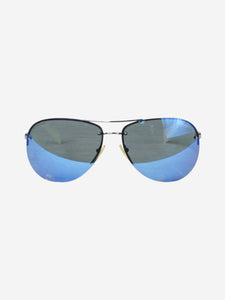 Prada Blue aviator tinted sunglasses