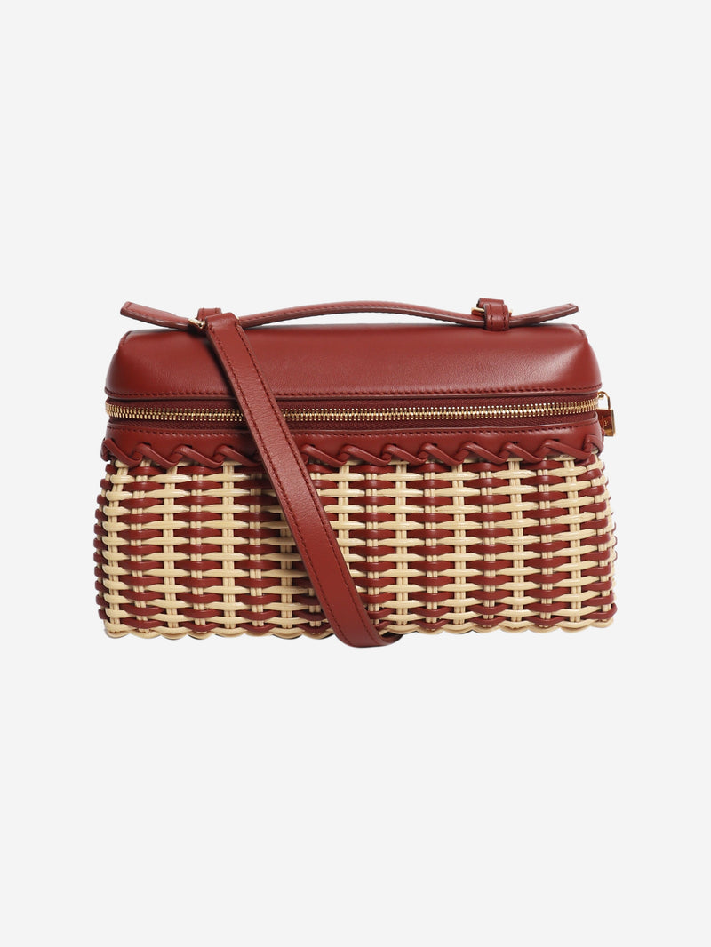 Brown Extra Pocket Wicker bag Cross-body Bags Loro Piana 