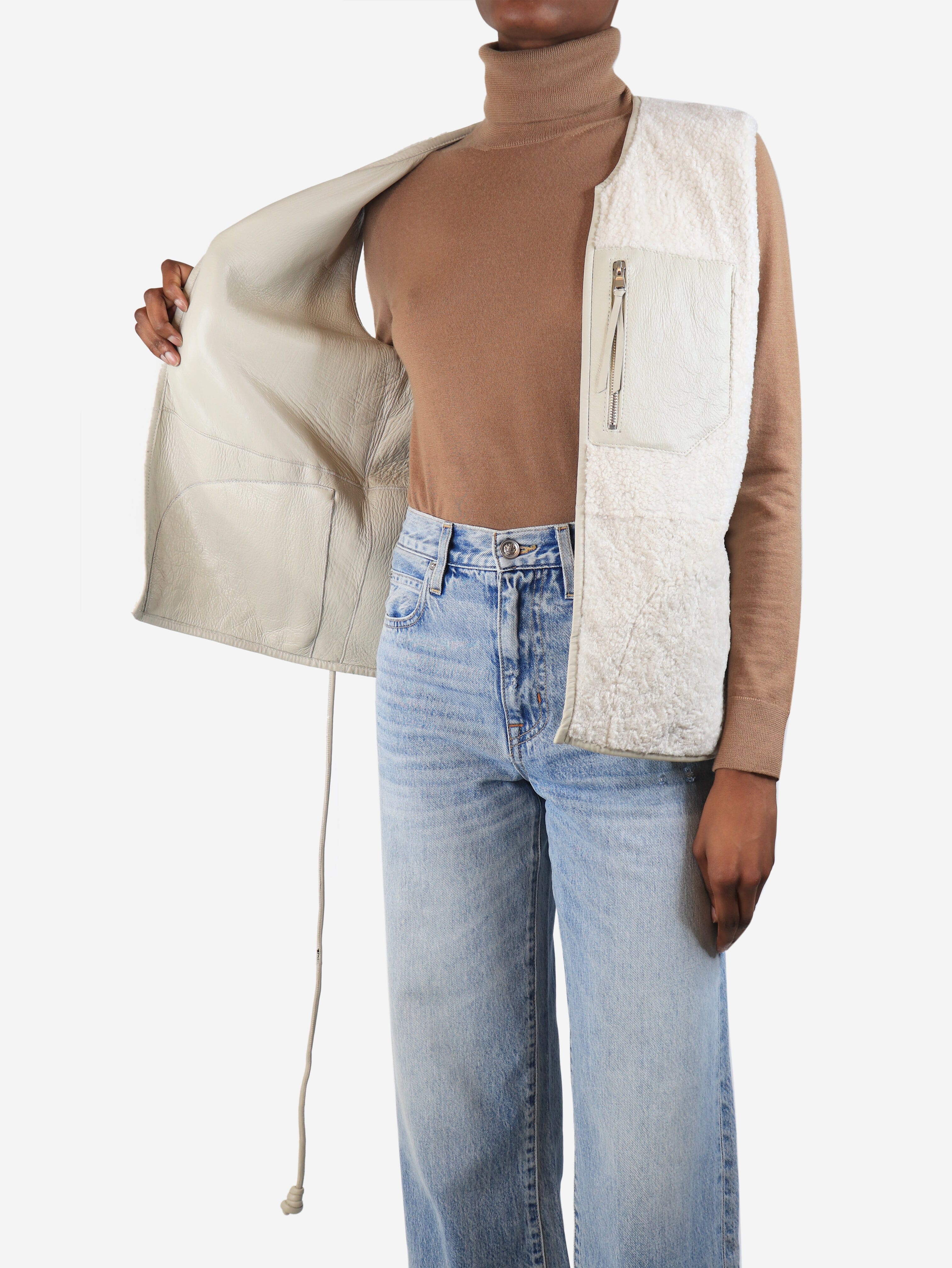 Ivory Oliver shearling vest - size XS Coats & Jackets Rachel Comey 