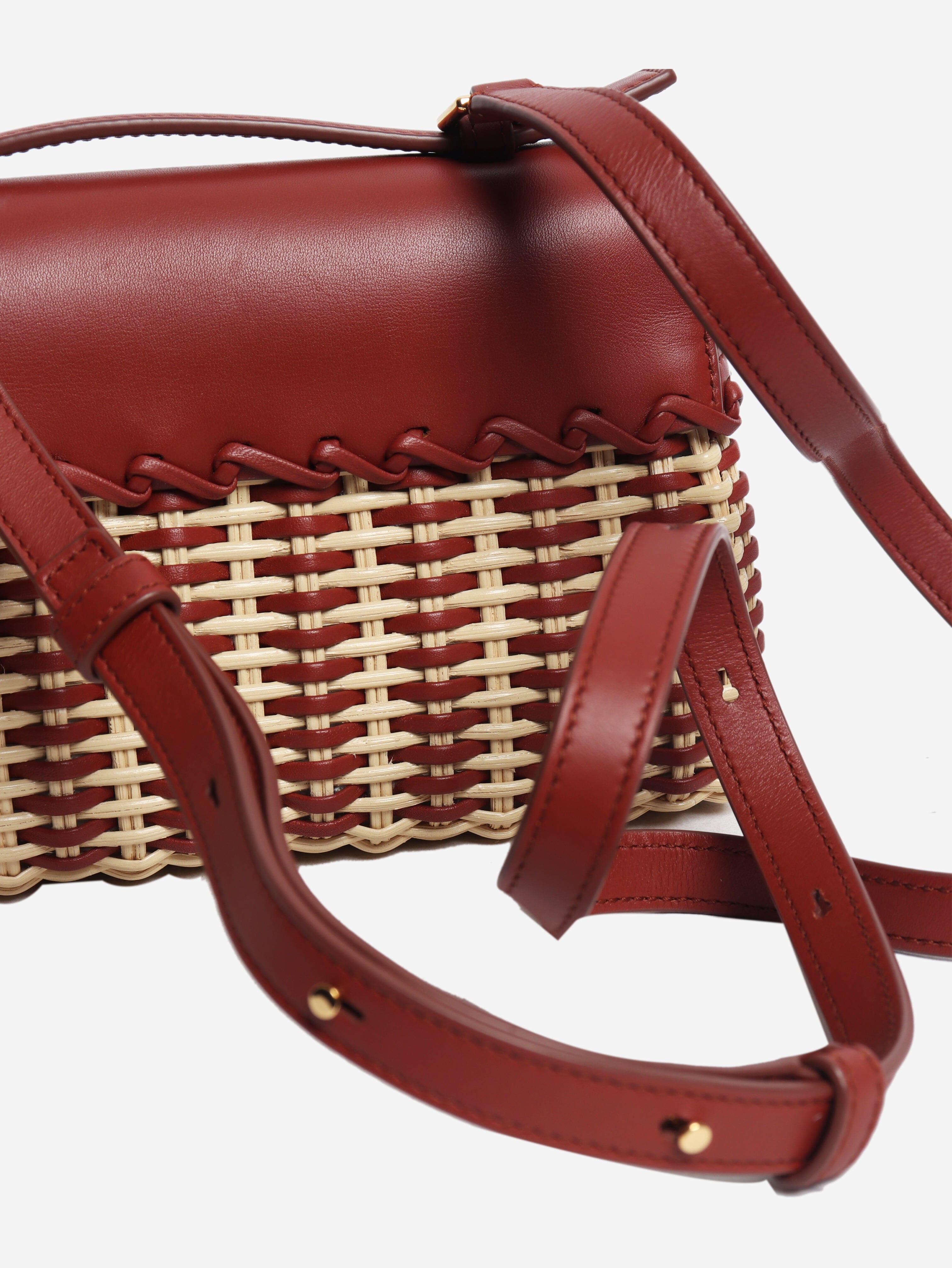 Brown Extra Pocket Wicker bag Cross-body Bags Loro Piana 
