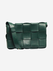 Bottega Veneta Green Cassette maxi Intrecciato bag